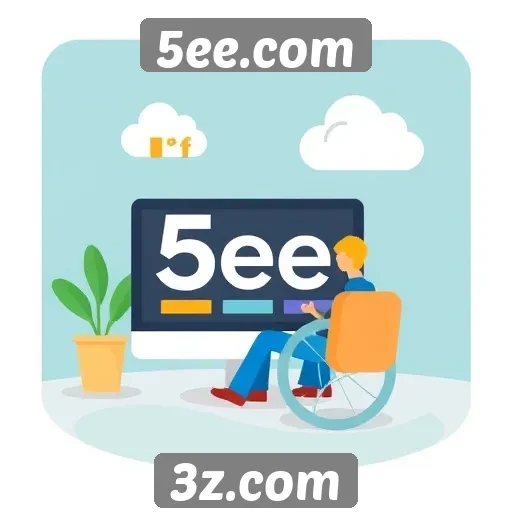 Acessibilidade e interface do 5ee.com para novos usuários