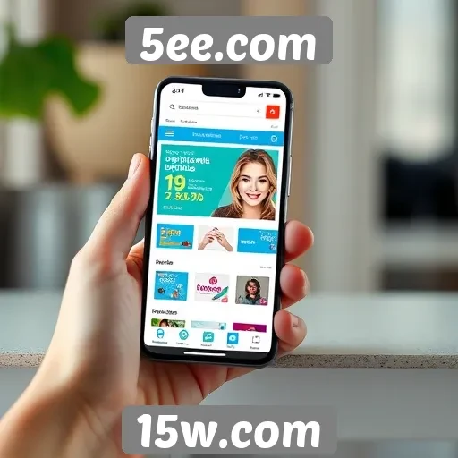 Navegação e usabilidade do 5ee.com em dispositivos móveis