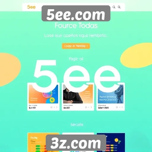 Revisão do design e navegação do site 5ee.com